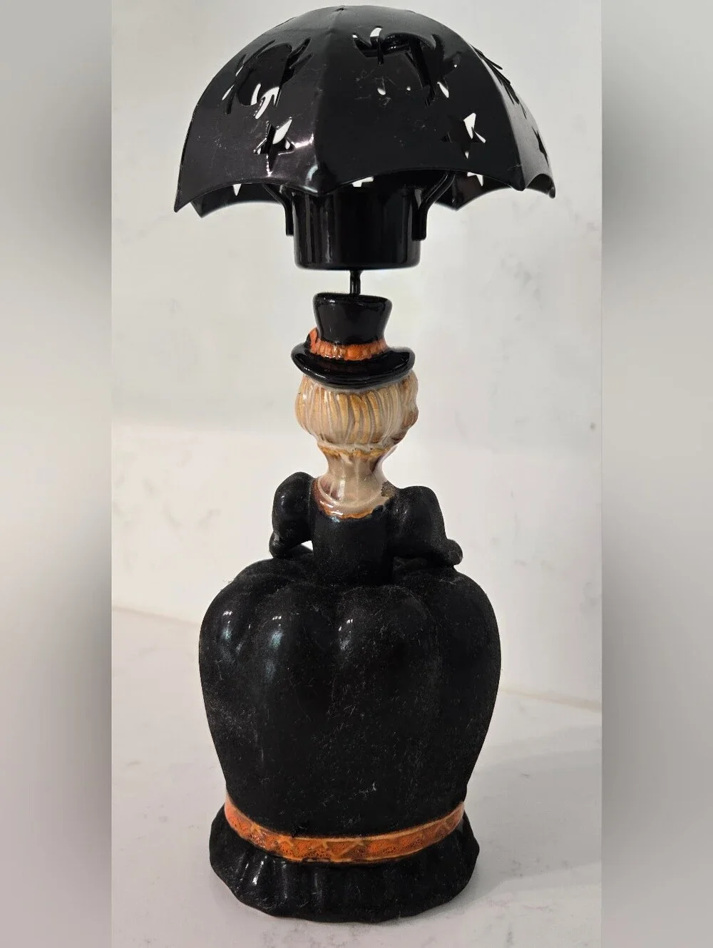 Yankee Candle Boney Bunch Aunt Hilda Tealight Umbrella - Rare 2009